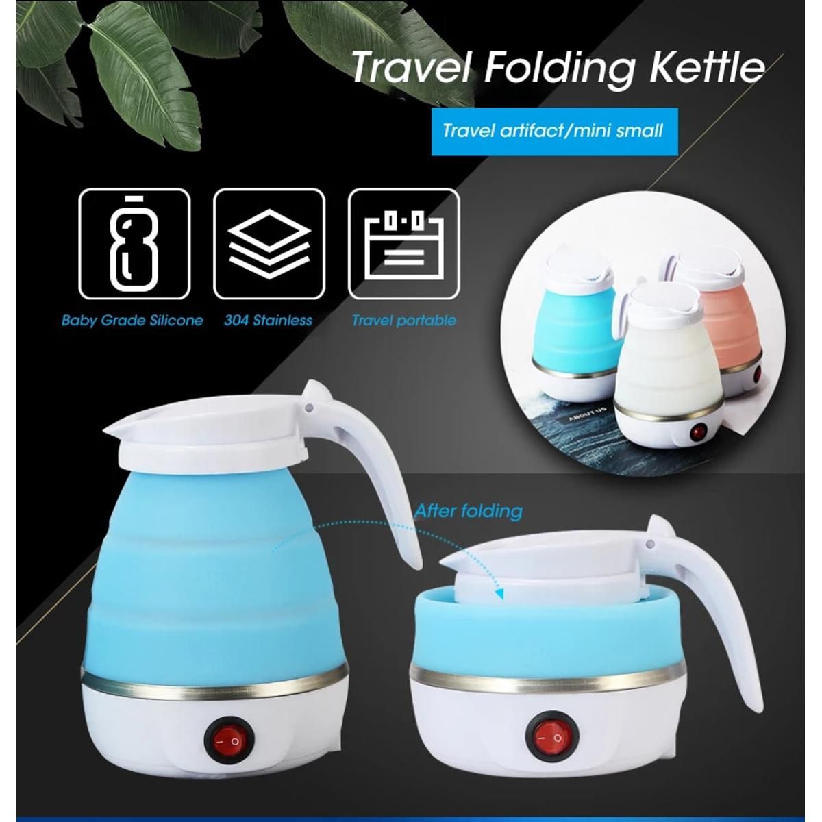 Foldable And Portable Teapot Water Heater Electric Kettle For Travel And Home Tea Pot Water Kettle Silica Gel Fast Water Boiling