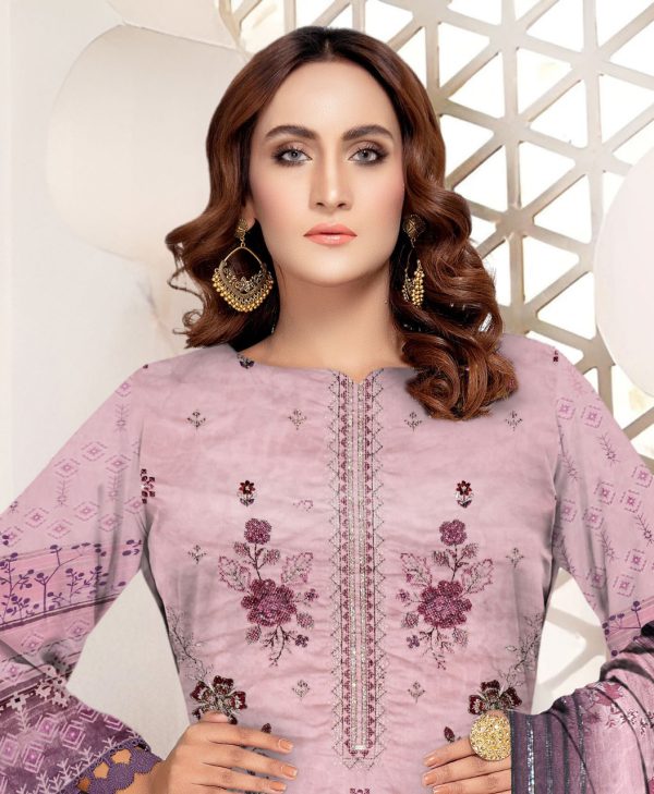 Bareeza Lawn 3 Pieces, Unstitched Dress For Women | Summer Collection