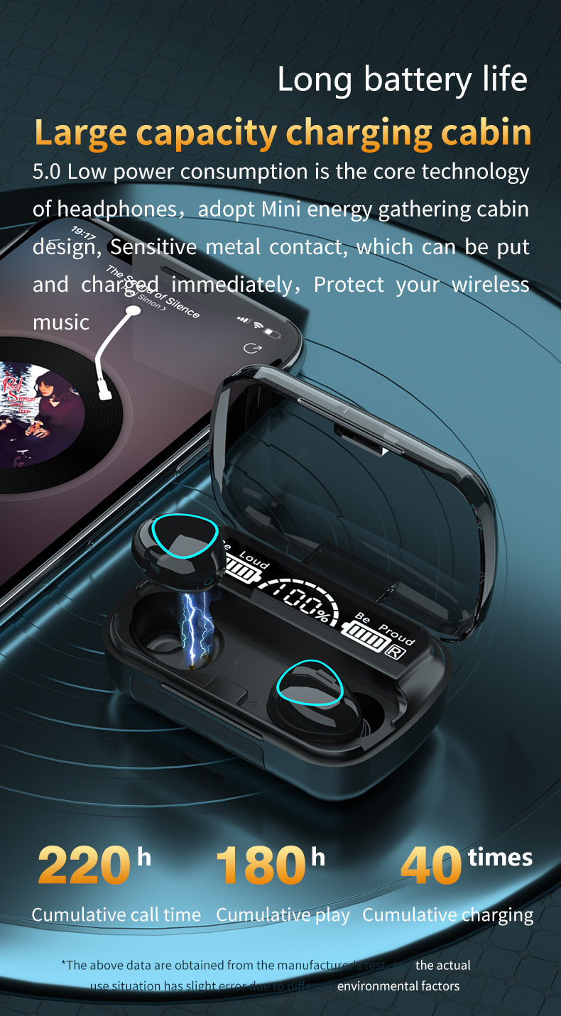 M10 Bluetooth Wireless Earphones