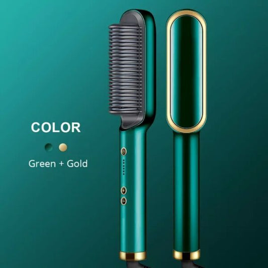 Hair Straightener Ceramic Heated Hair Brush