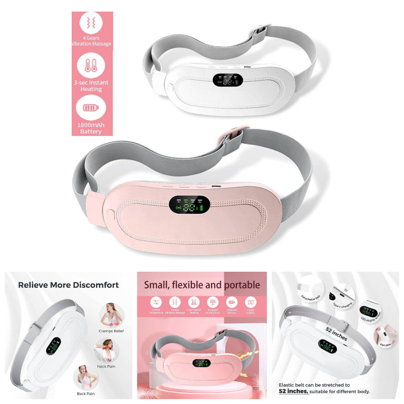 Heating And Vibrating Digital Period Pad For Healing Period Cramps – Women’s Care Pin Relief