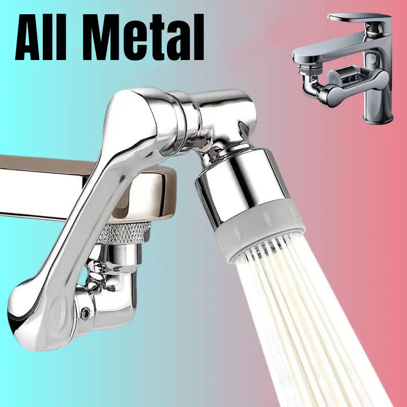 Metal 1080° Universal Rotation Faucet Sprayer Head 22/24mm