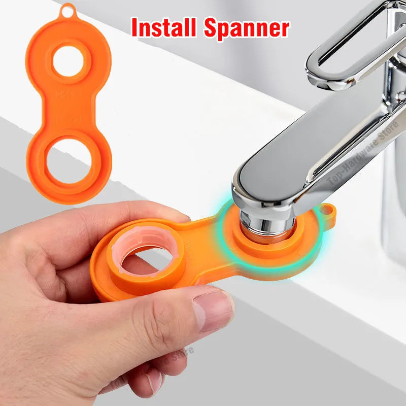 Metal 1080° Universal Rotation Faucet Sprayer Head 22/24mm