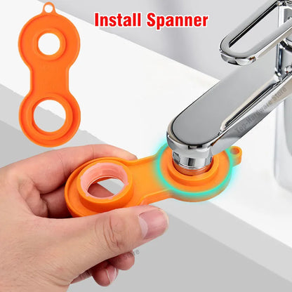 Metal 1080° Universal Rotation Faucet Sprayer Head 22/24mm