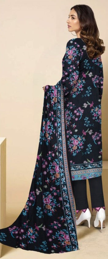 Khaadi Viscose Unstitched L 3 Pieces Casual Wear | Winter 23