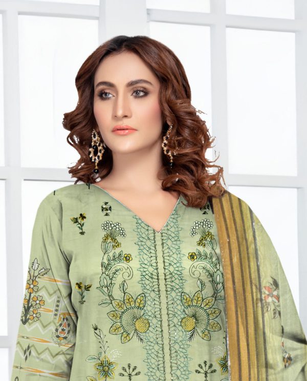 Bareeza Lawn 3 Pieces, Unstitched Dress For Women | Summer Collection