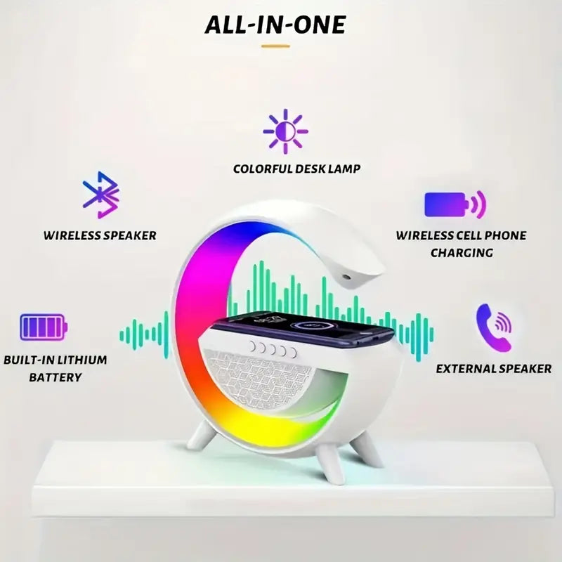 Led wireless charger Speaker