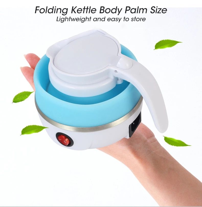 Foldable And Portable Teapot Water Heater Electric Kettle For Travel And Home Tea Pot Water Kettle Silica Gel Fast Water Boiling