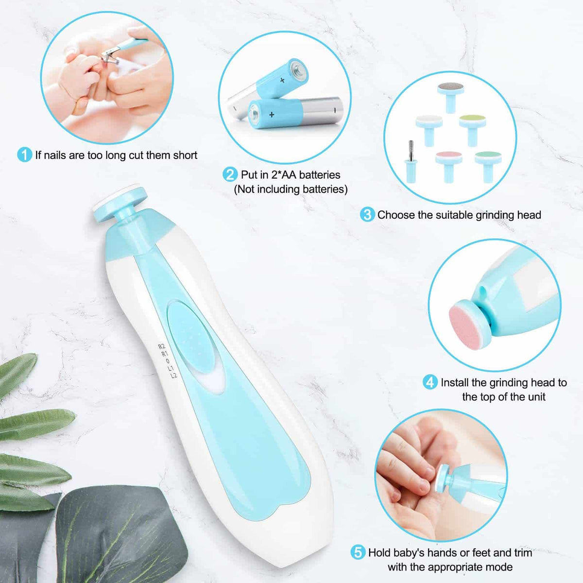 Baby Nail Trimmer Clipper Set