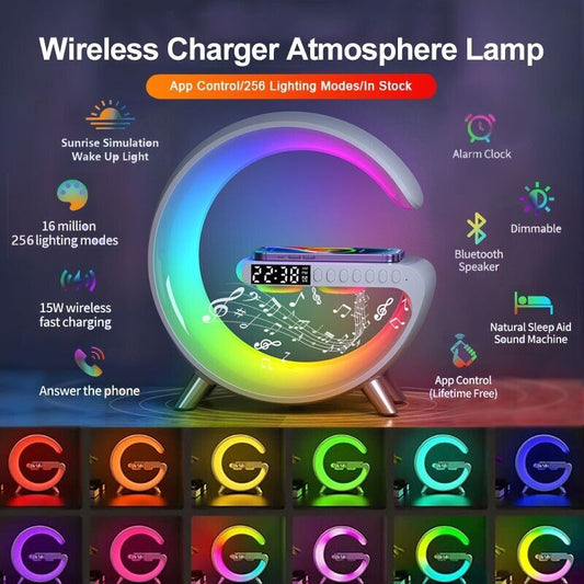 Led wireless charger Speaker